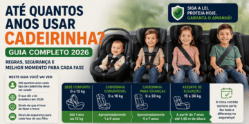 Até Quantos Anos Usar Cadeirinha? Guia Completo 2026