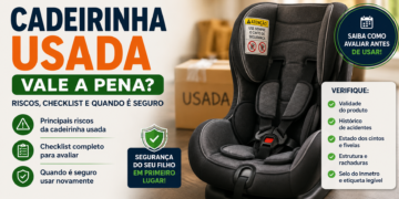 Cadeirinha Usada Vale a Pena? Riscos, Checklist e Quando É Seguro