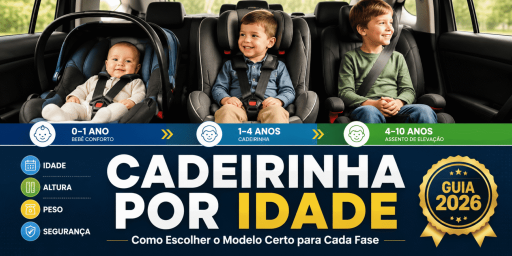 Cadeirinha por Idade Como Escolher o Modelo Certo para Cada Fase em 2026