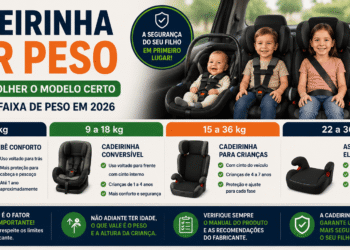 Cadeirinha por Peso: Como Escolher o Modelo Certo para Cada Faixa de Peso em 2026