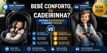Diferença Entre Bebê Conforto e Cadeirinha: Guia Completo 2026
