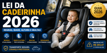 Lei da Cadeirinha 2026: Regras, Idade, Altura e Multas