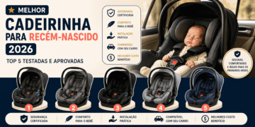 Melhor Cadeirinha para Recém-Nascido 2026: Top 5 Testadas e Aprovadas