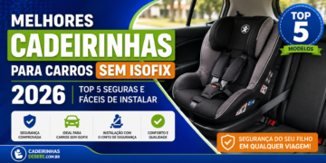 Melhores Cadeirinhas para Carros sem Isofix em 2026: Top 5 Seguras e Fáceis de Instalar