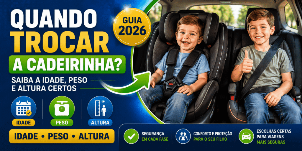 Quando Trocar a Cadeirinha de Carro?