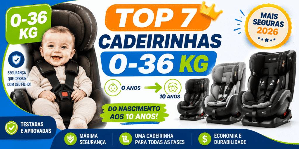 Melhor Cadeirinha de Carro 0 a 36 kg em 2026