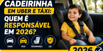 Cadeirinha em Uber e Táxi: Quem é Responsável em 2026?