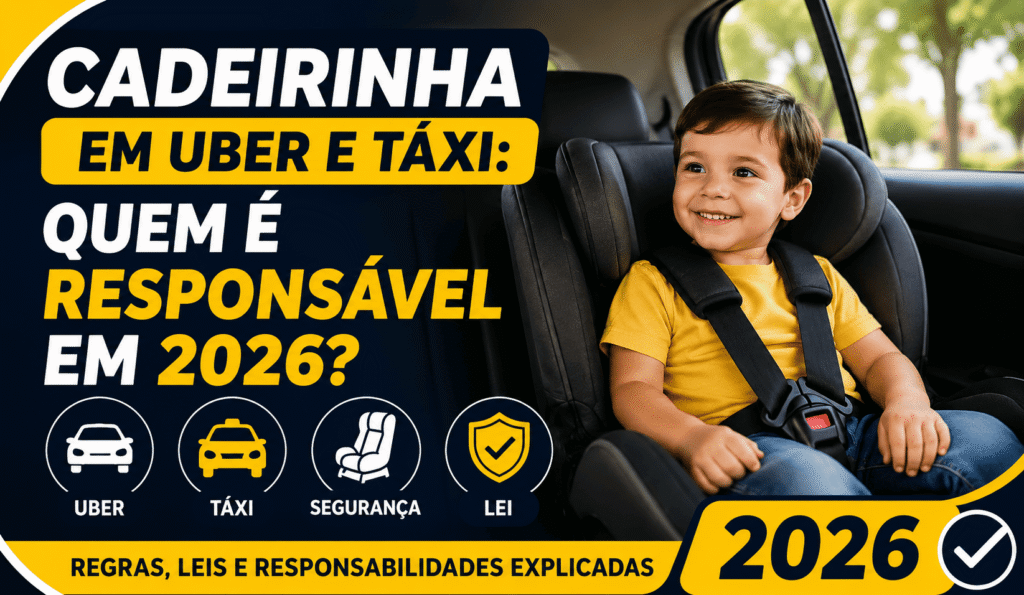 Cadeirinha em Uber e Táxi Quem é Responsável em 2026?