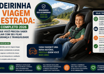 Cadeirinha na Viagem de Estrada: Guia Completo 2026