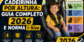 Cadeirinha por Altura: Guia Completo 2026 e Norma i-Size