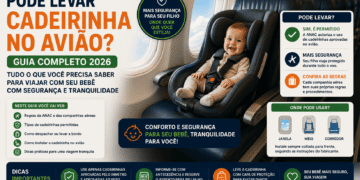 Pode Levar Cadeirinha no Avião? Guia Completo para Viajar com Bebês em 2026